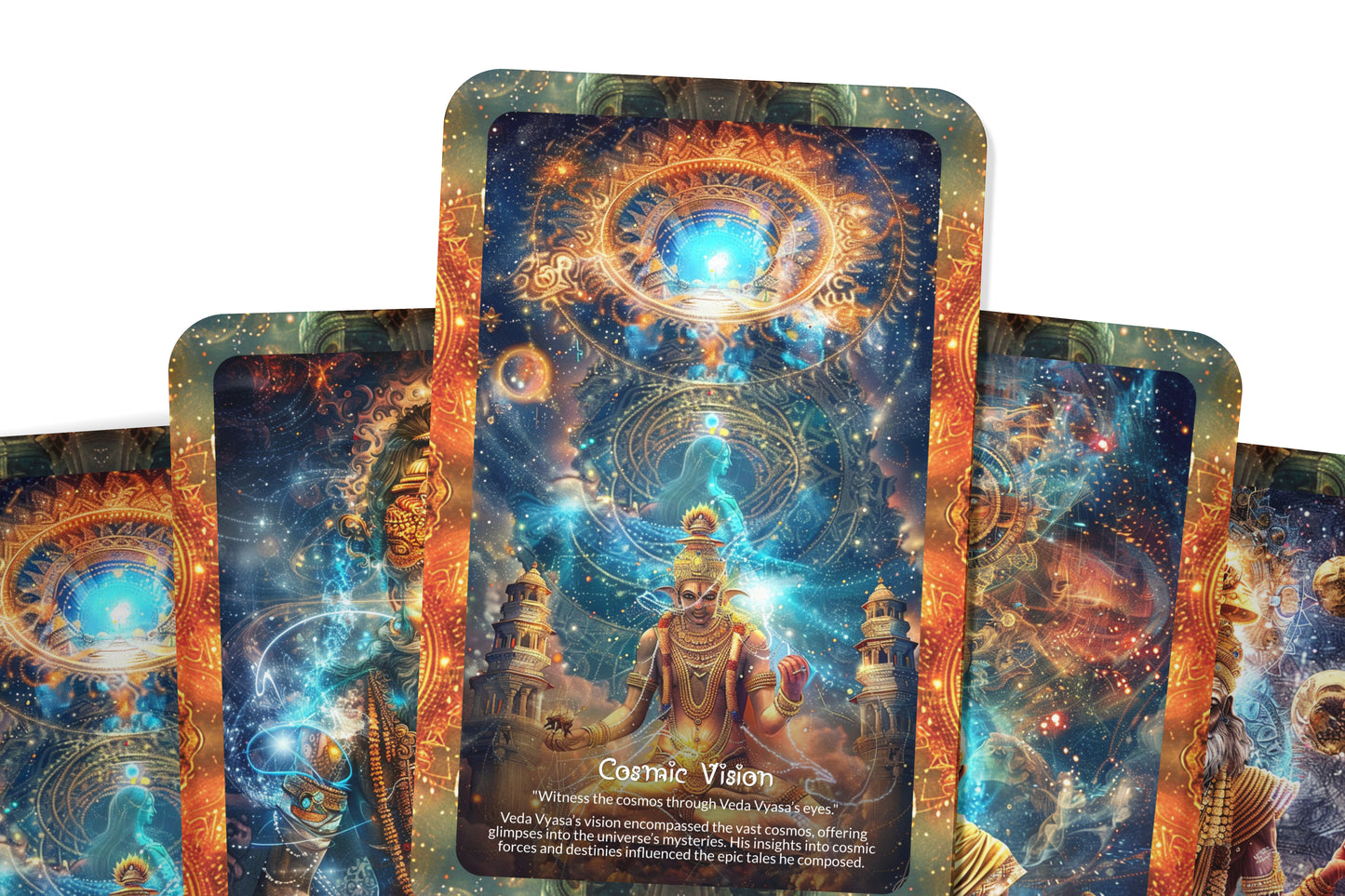 The Vision of Veda Vyasa Oracle Cards - 22 Oracle Cards - Guiding seekers through the divine visions of the great sage Veda Vyasa.