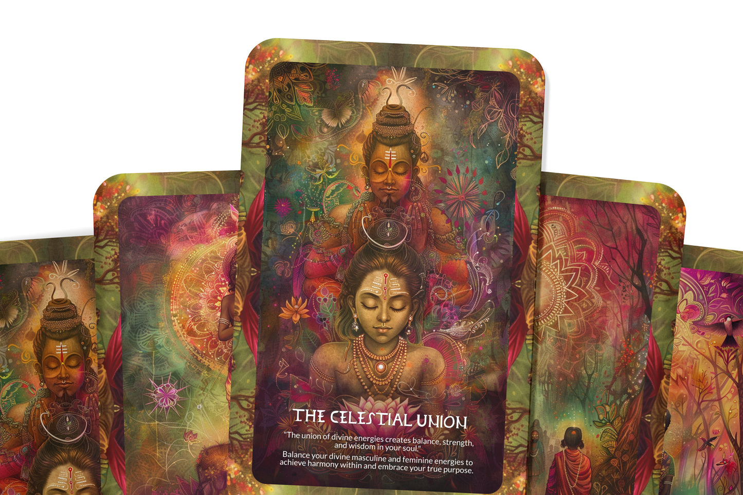 Ayyappa's Sacred Path Oracle Cards – 22 Cards Hindu Mythology Deck for Devotion & Divine Energy