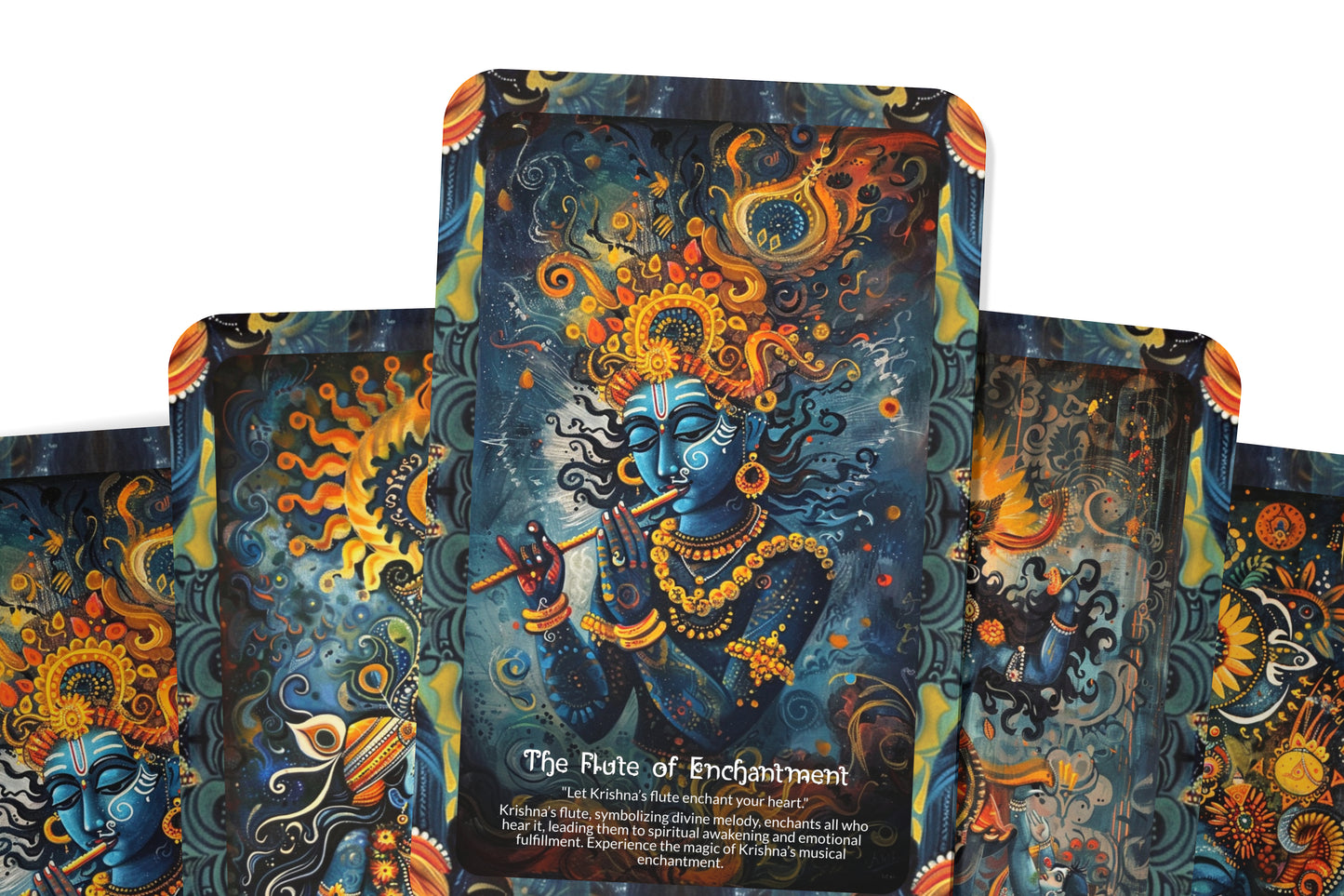 The Eternal Joy of Krishna’s Leela Oracle Cards - 22 Oracle Cards - Embracing the playful and joyous nature of Krishna’s divine Leela.