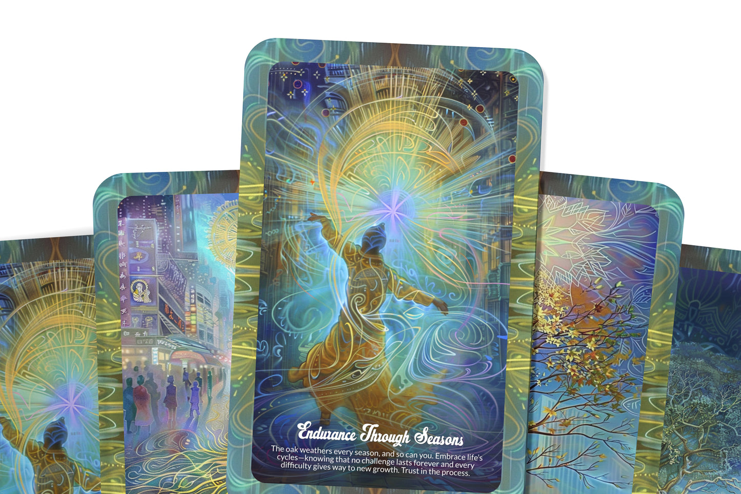 The Mighty Oak Oracle - 22 Oracle Cards - Stand Tall With Strength, Resilience, and Wisdom