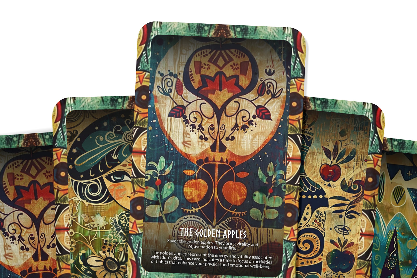 Idun - Apples of Youth - Oracle Deck Cards - Discovering the secrets of vitality and rejuvenation