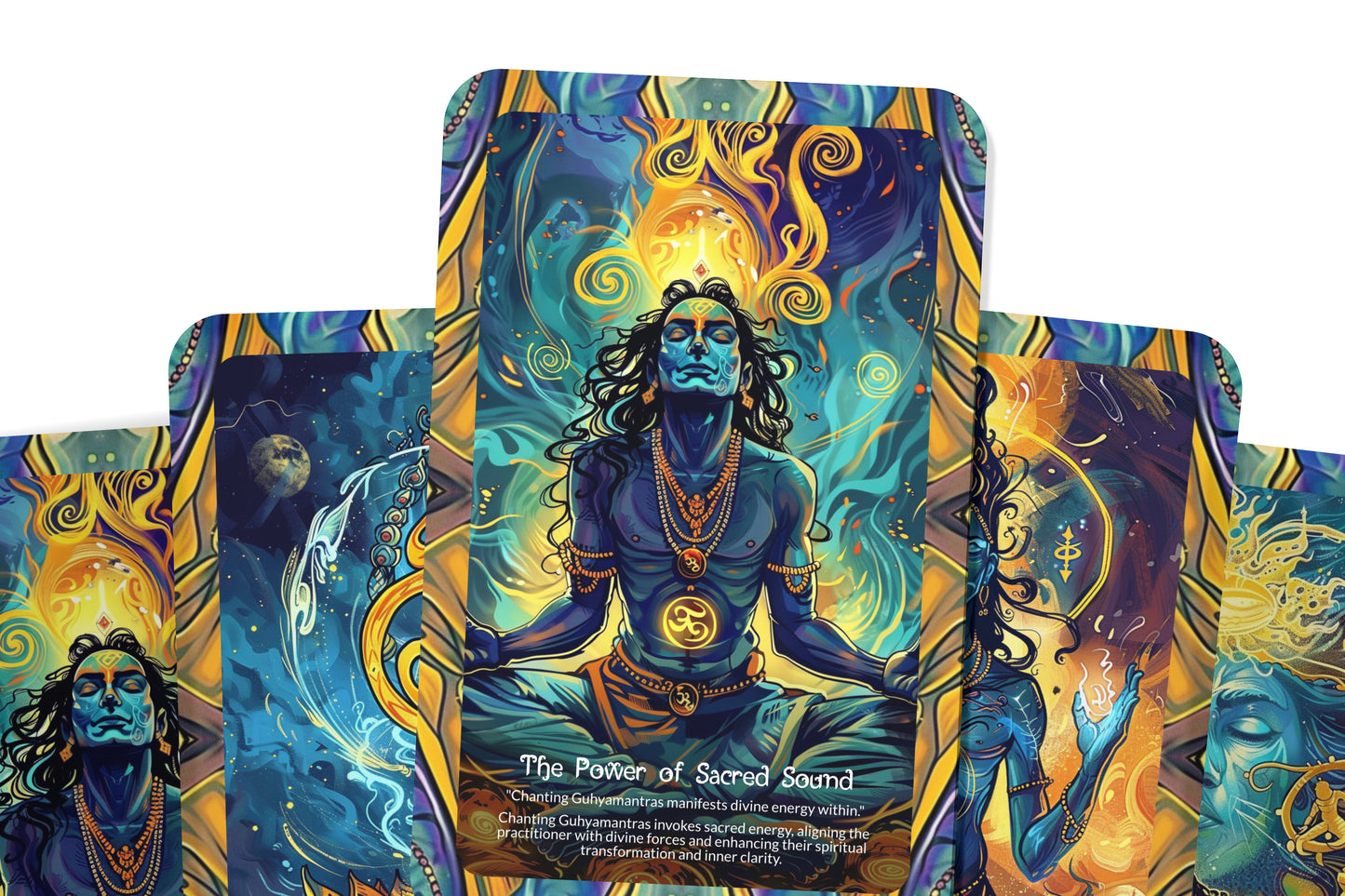 Guhyamantra in Buddhism Oracle Cards - 22 Oracle Cards - Discovering the hidden mantras that unlock deep spiritual truths in Buddhism.