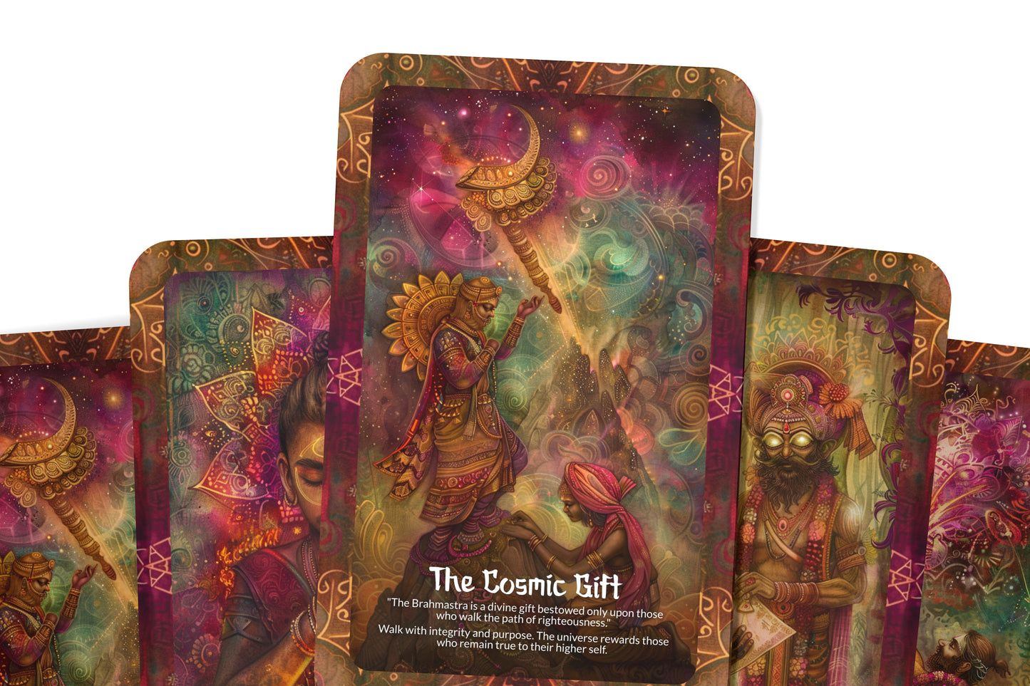 Brahmastra Legacy Oracle Cards – 22 Cards Ancient Wisdom Deck for Power, Strength & Divine Protection