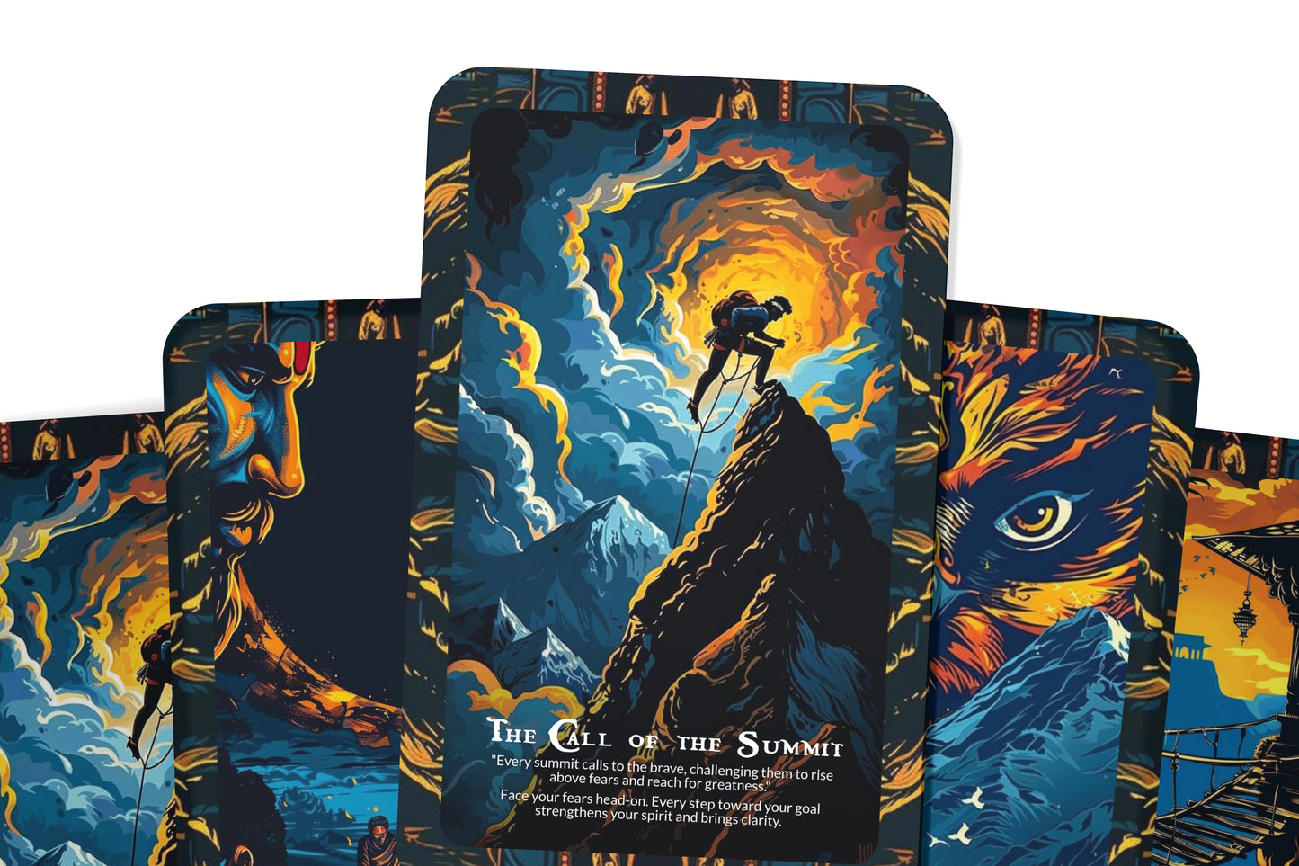 Courage of the Mountain People Oracle Cards – 22 Cards Resilience Deck for Strength & Inner Power