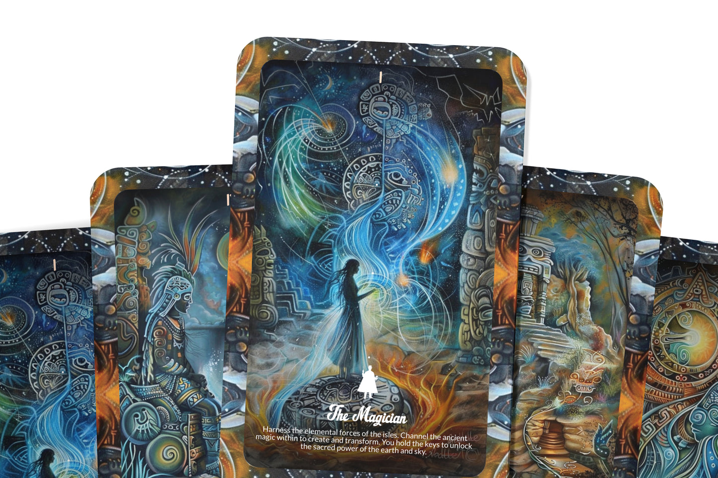 The Ancient Isles Tarot - Major Arcana - Navigate the Waters of Time - Discovery and Reflection