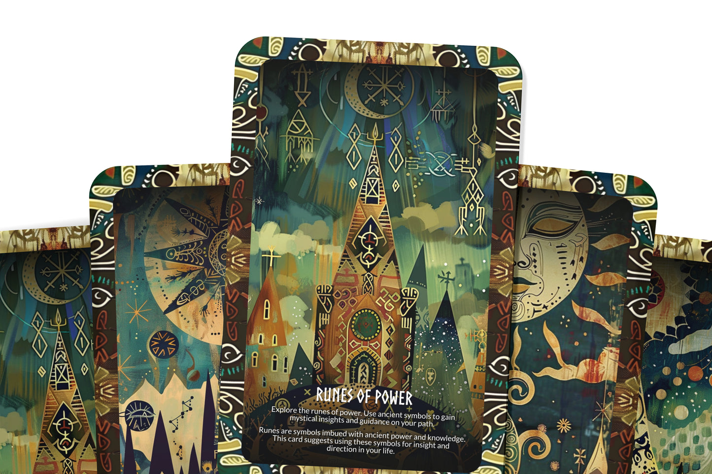 Grimnismál - Cosmic Knowledge Oracle Deck Cards - Unlocking the secrets of the universe through ancient wisdom