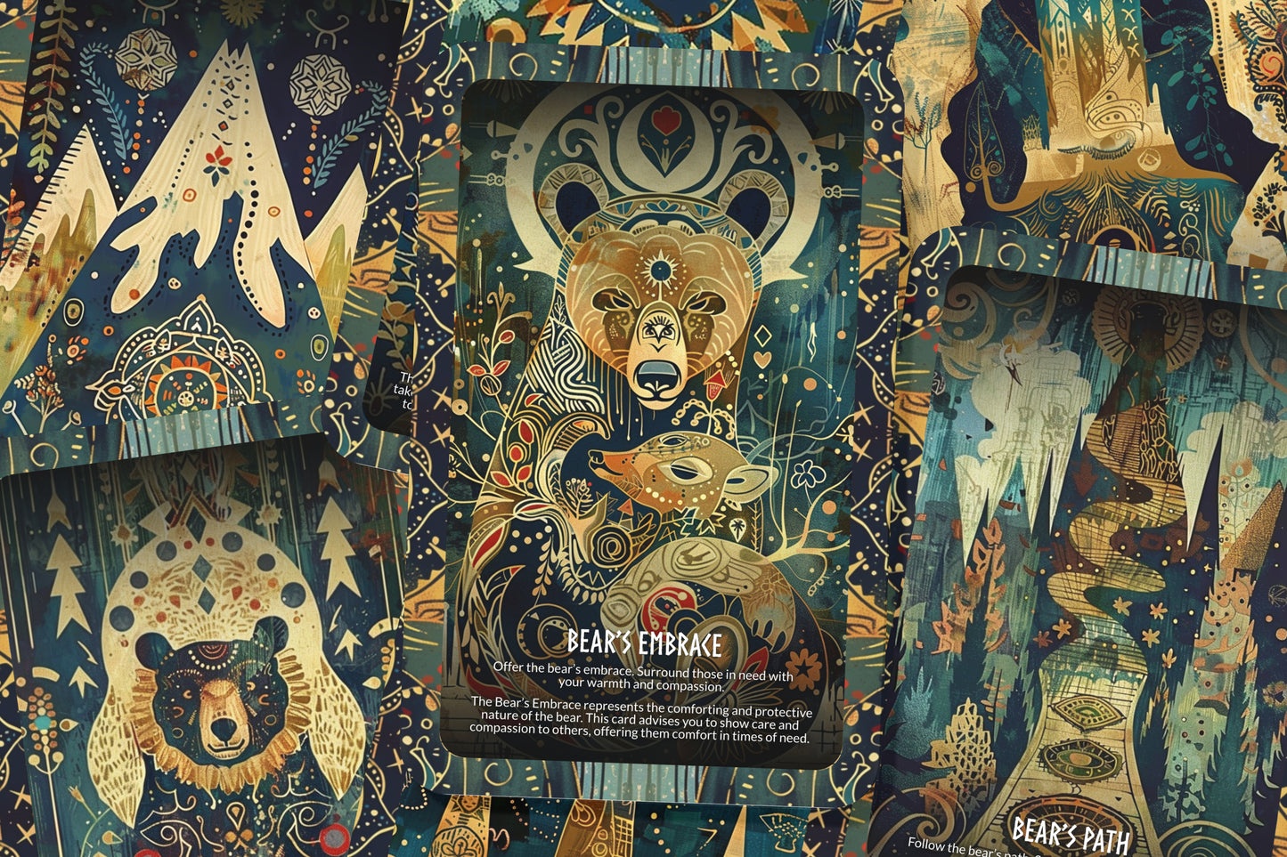 Bear - Strength Incarnate Oracle Deck Cards - Embracing the raw power and resilience of the bear