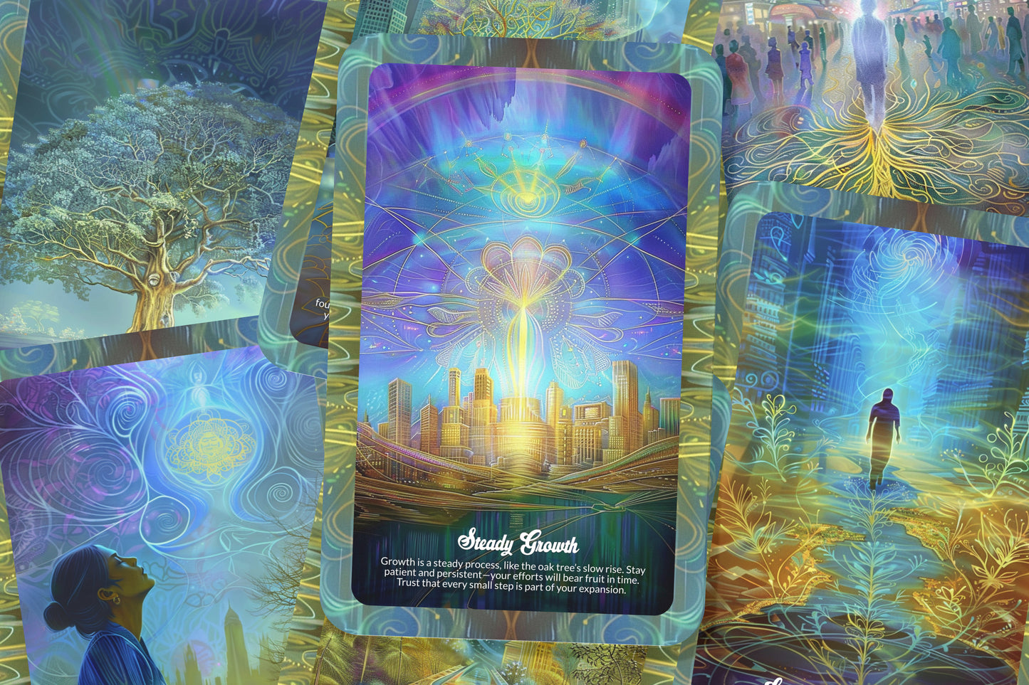 The Mighty Oak Oracle - 22 Oracle Cards - Stand Tall With Strength, Resilience, and Wisdom