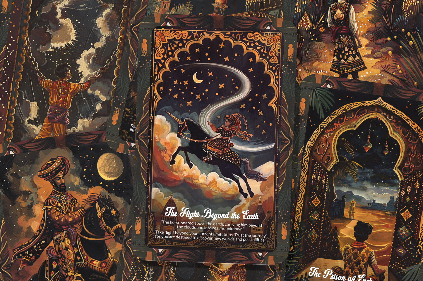 The Ebony Horse - 22 Oracle Cards - Soar Beyond Boundaries With Vision and Courage