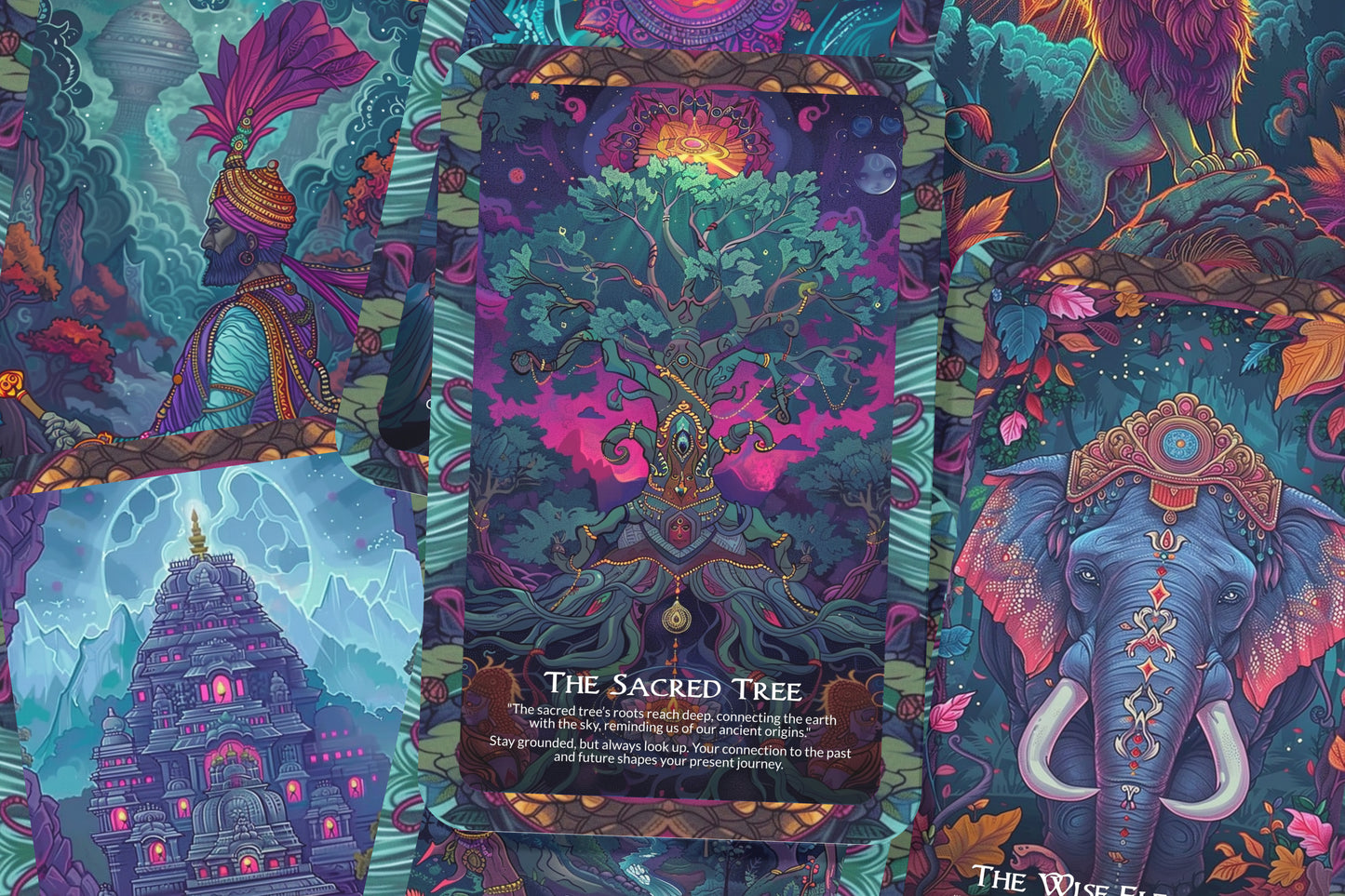 Folk Tales of the Ancients Oracle Cards – 22 Cards Myth & Legend Deck for Spiritual Learning & Ancestral Knowledge