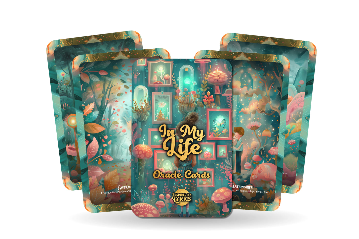 In My Life Oracle Cards - A unique spiritual journey - Inspired by Lyrics - Mindfulness cards