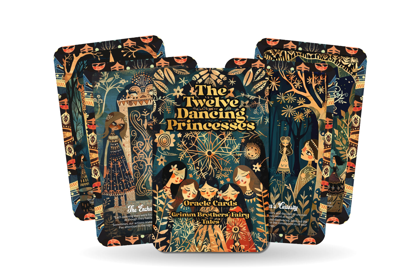 The Twelve Dancing Princesses - 22 Oracle Cards - Uncover Secrets Through Magic and Perseverance