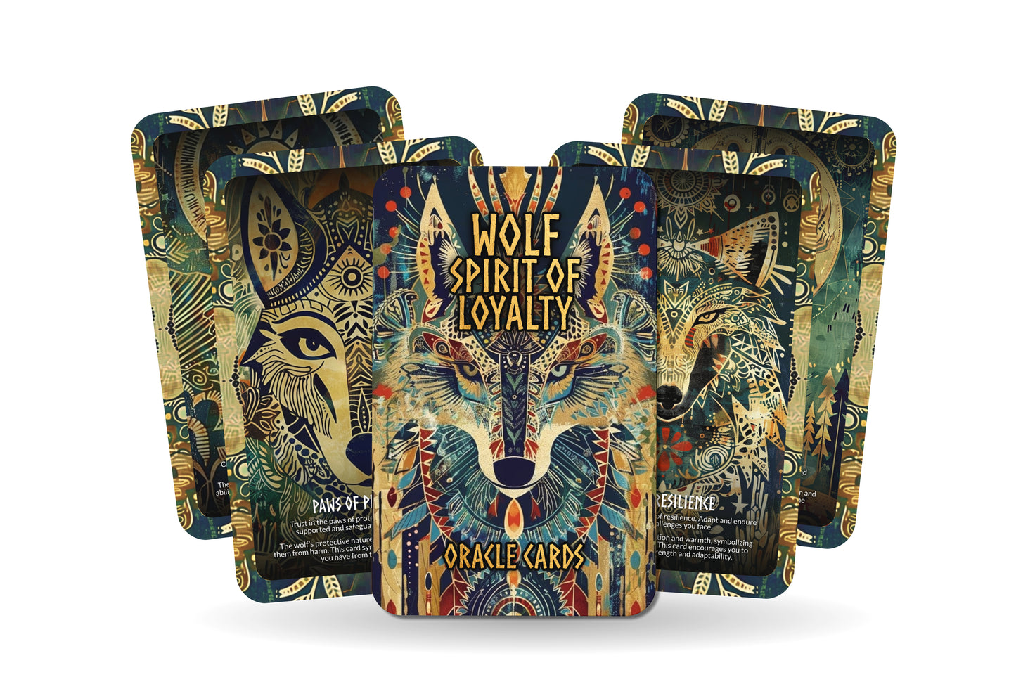 Wolf - Spirit of Loyalty Oracle Deck Cards - Embracing loyalty and the strength of the pack