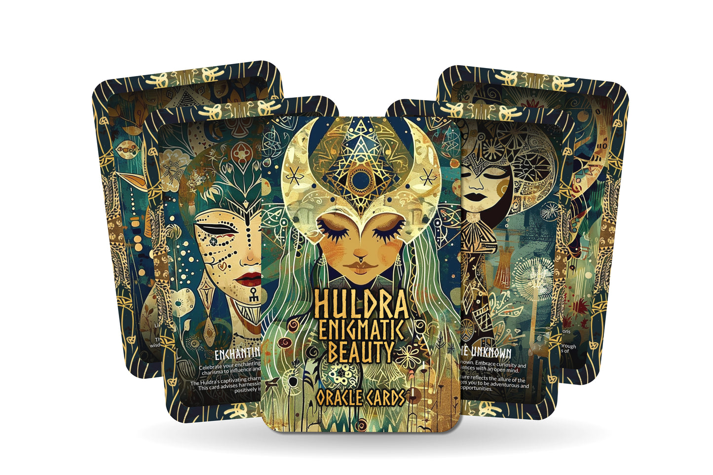 Huldra - Enigmatic Beauty - Oracle Deck Cards - Unveiling the mysteries and allure of the hidden