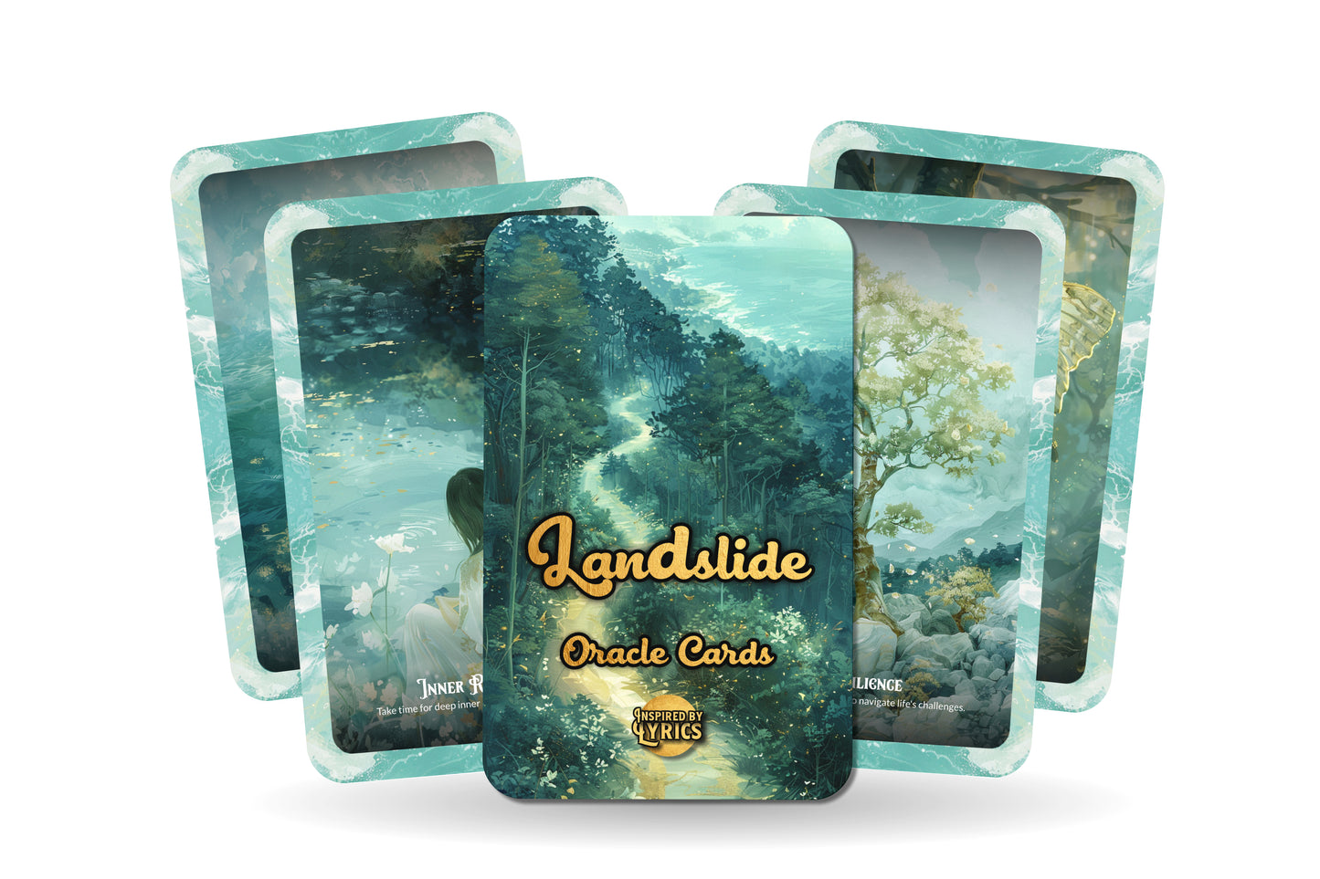 Landslide Oracle Cards - A unique spiritual journey - Inspired by Lyrics - Mindfulness cards