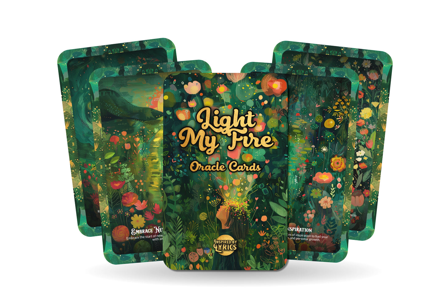 Light My Fire Oracle Cards - A unique spiritual journey - Inspired by Lyrics - Mindfulness cards