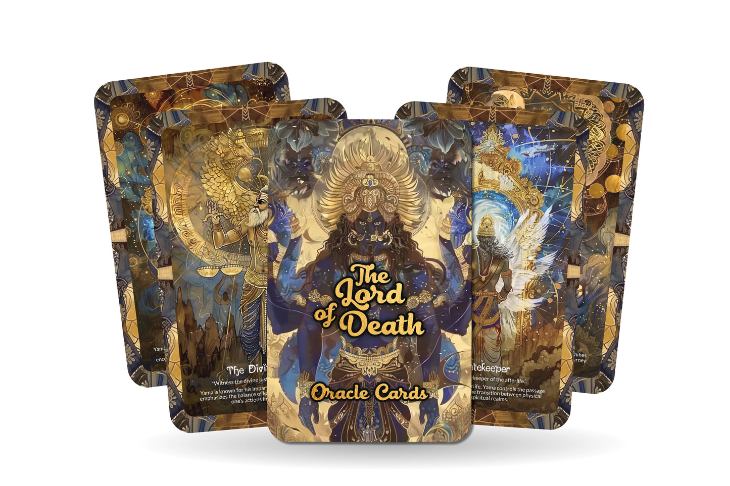 The Lord of Death Oracle Cards - 22 Oracle Cards - Embracing the transformative power of the Lord of Death for rebirth.