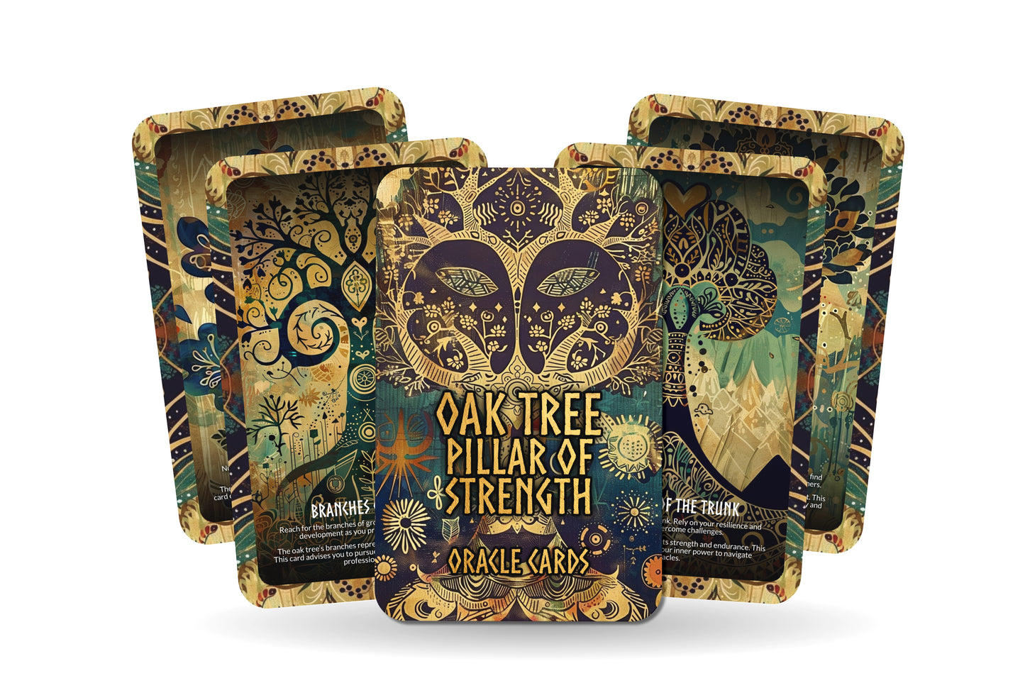 Oak Tree - Pillar of Strength Oracle Deck Cards - Embodying the enduring strength and stability of the oak