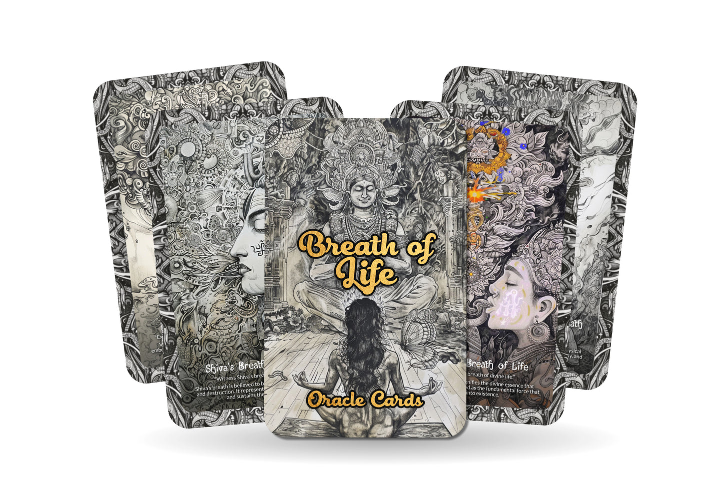 Breath of Life Oracle Cards - 22 Oracle Cards - Embracing the vital energy and divine breath that sustains all life.