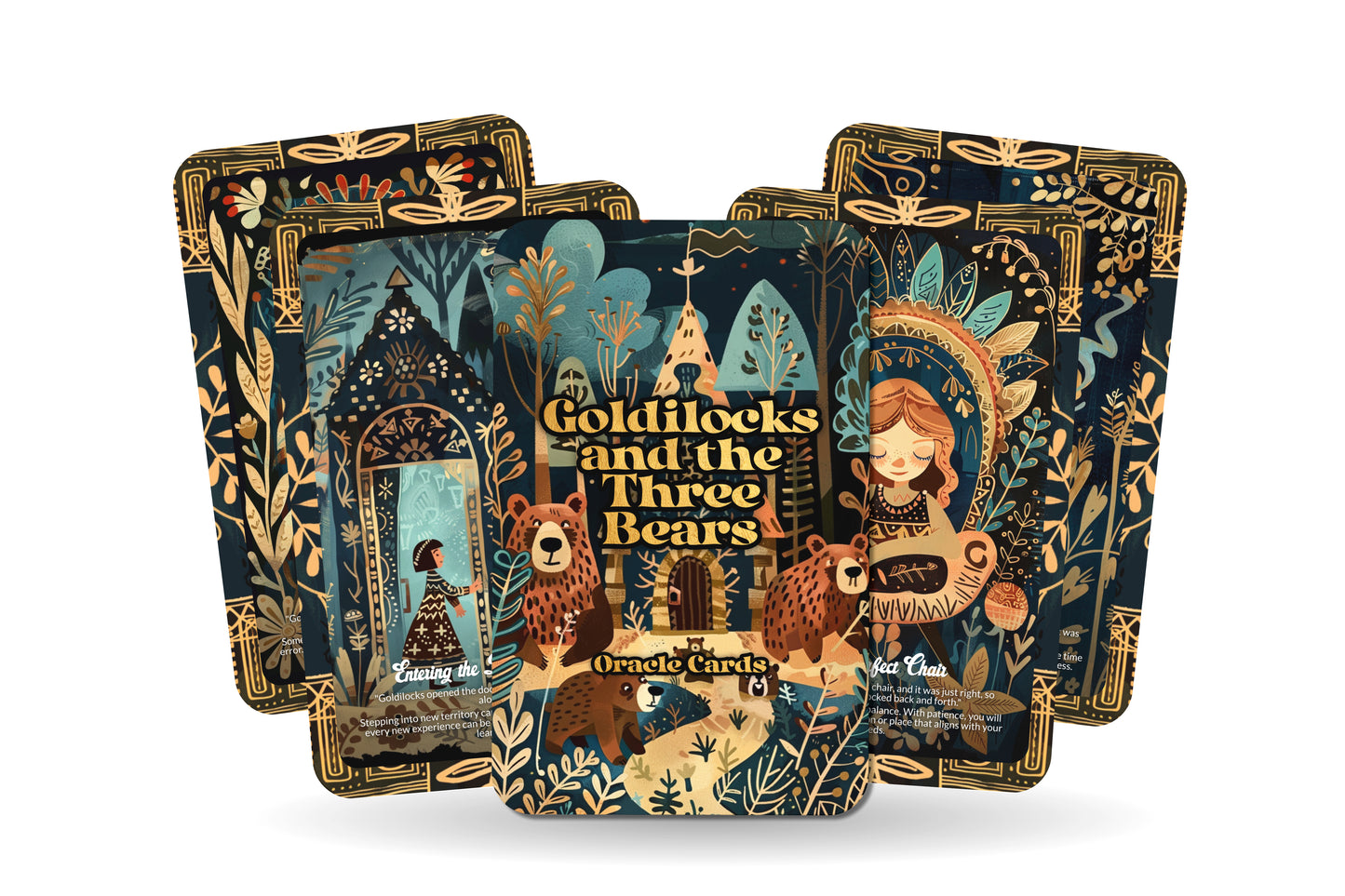 Goldilocks and the Three Bears - 22 Oracle Cards - Find Balance and Harmony in Your Journey