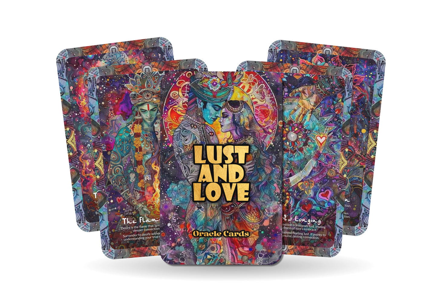 Lust and Love Oracle Cards – 22 Cards Relationship & Passion Deck for Love Readings & Deep Connection