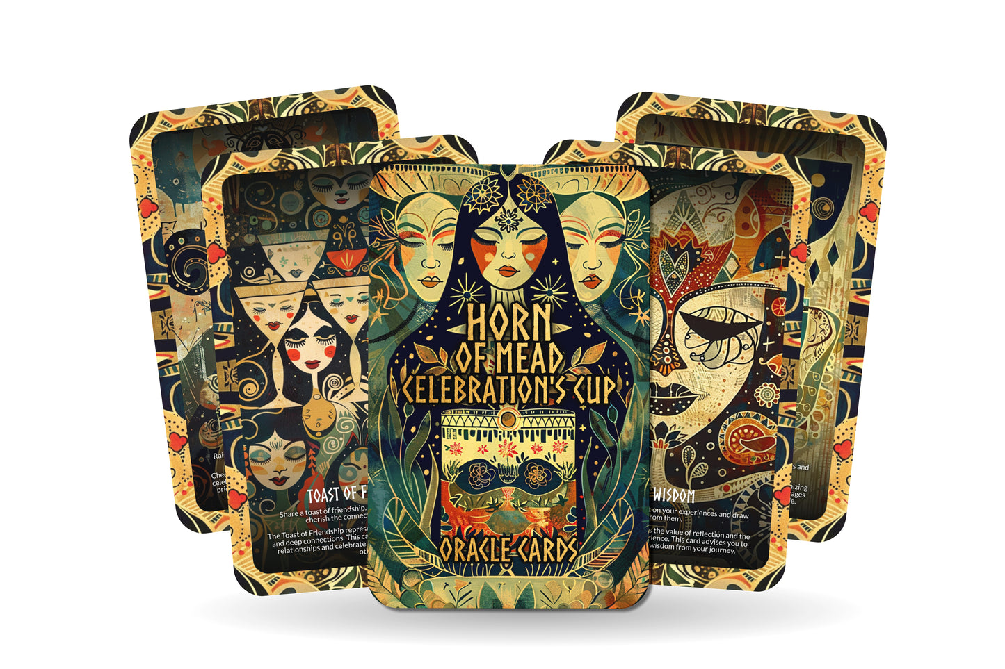 Horn of Mead - Celebration's Cup Oracle Deck Cards - Reveling in the joy and festivity of sharing