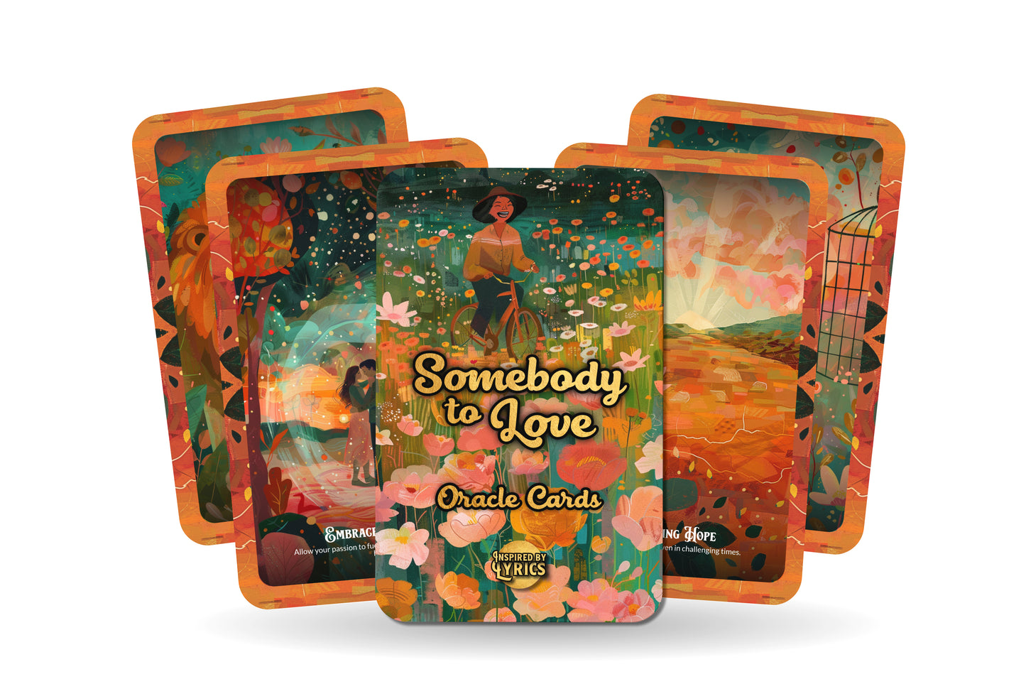 Somebody to Love - Oracle Cards - A unique spiritual journey - Inspired by Lyrics - Mindfulness cards