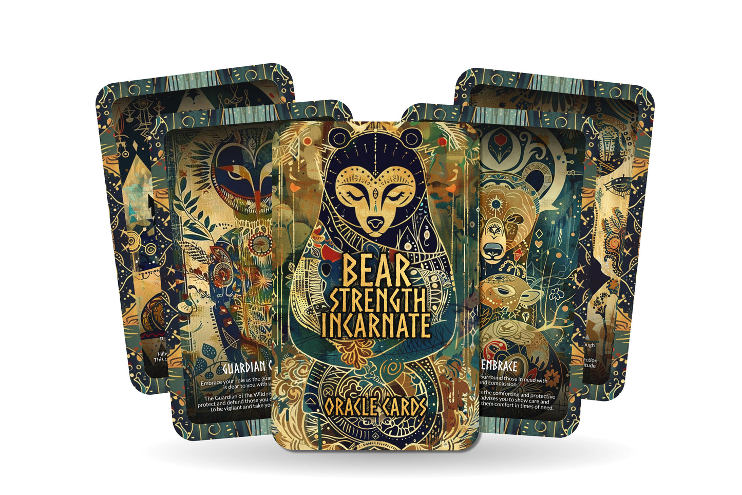 Bear - Strength Incarnate Oracle Deck Cards - Embracing the raw power and resilience of the bear