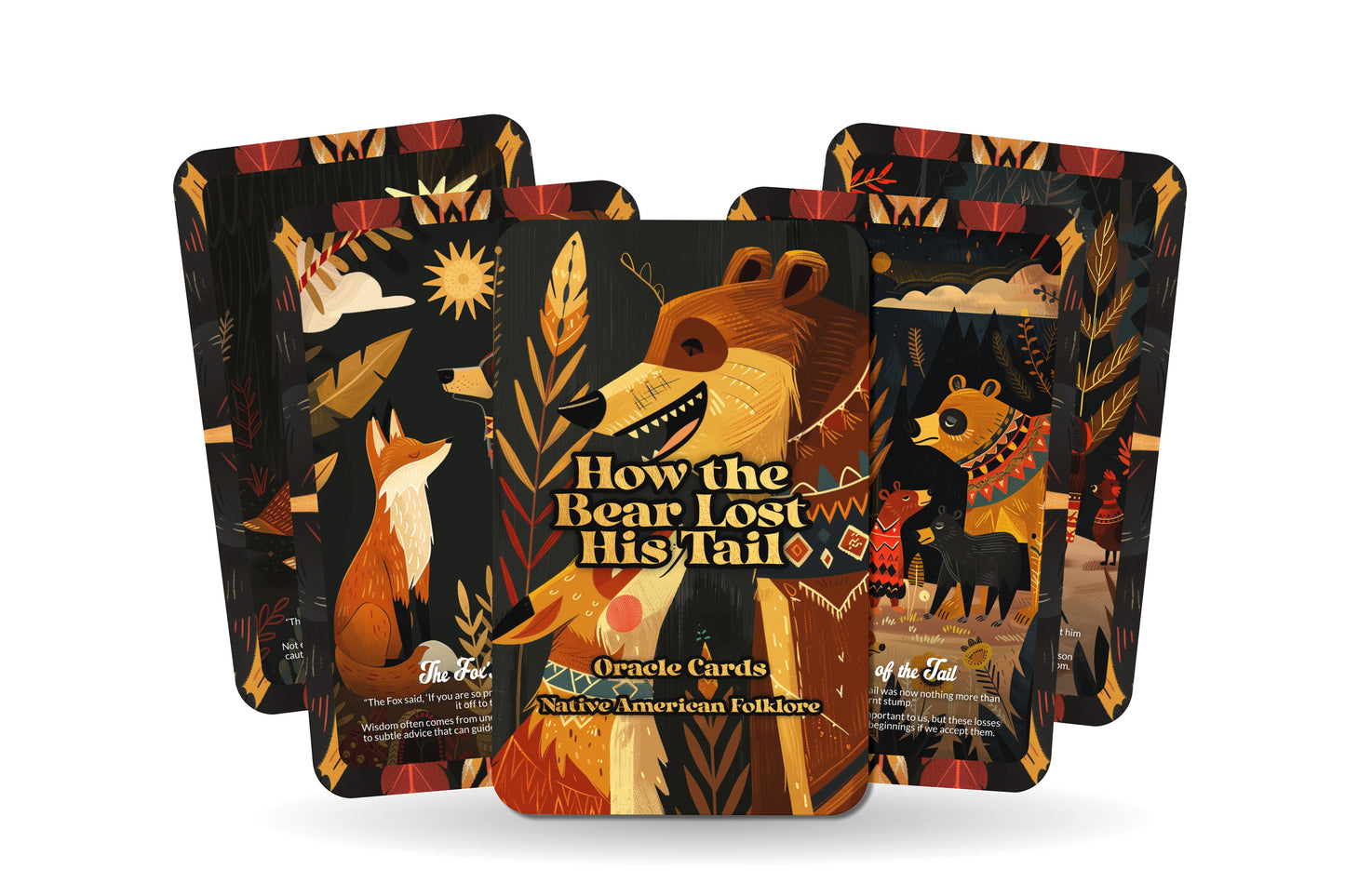 How the Bear Lost His Tail - 22 Oracle Cards - Discover the Lessons of Humility and Growth