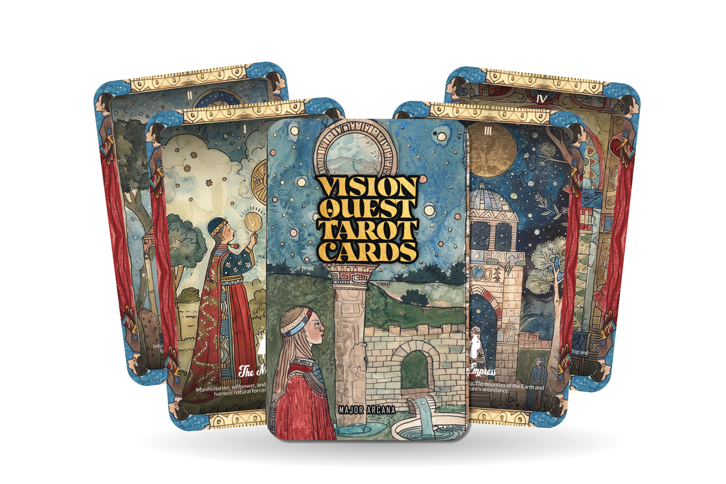 Vision Quest Tarot Cards - Major Arcana - Seek Inner Clarity - Transformational Tarot Deck