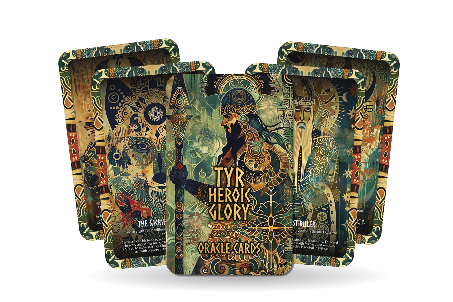 Tyr - Heroic Glory Oracle Deck Cards - Embracing the principles of honor and justice