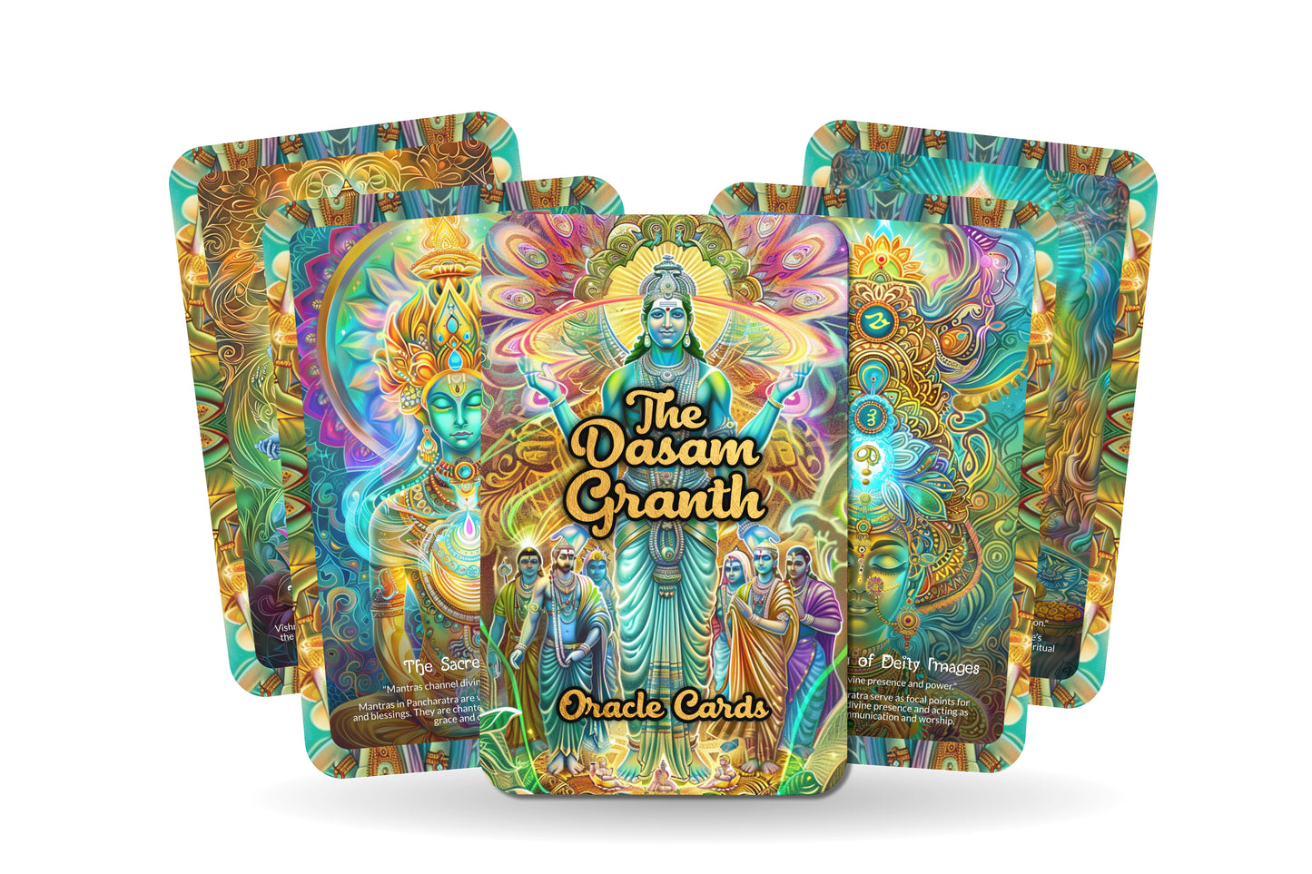 The Dasam Granth Oracle Cards - 22 Oracle Cards - Delving into the sacred teachings of the Dasam Granth for spiritual fortitude.