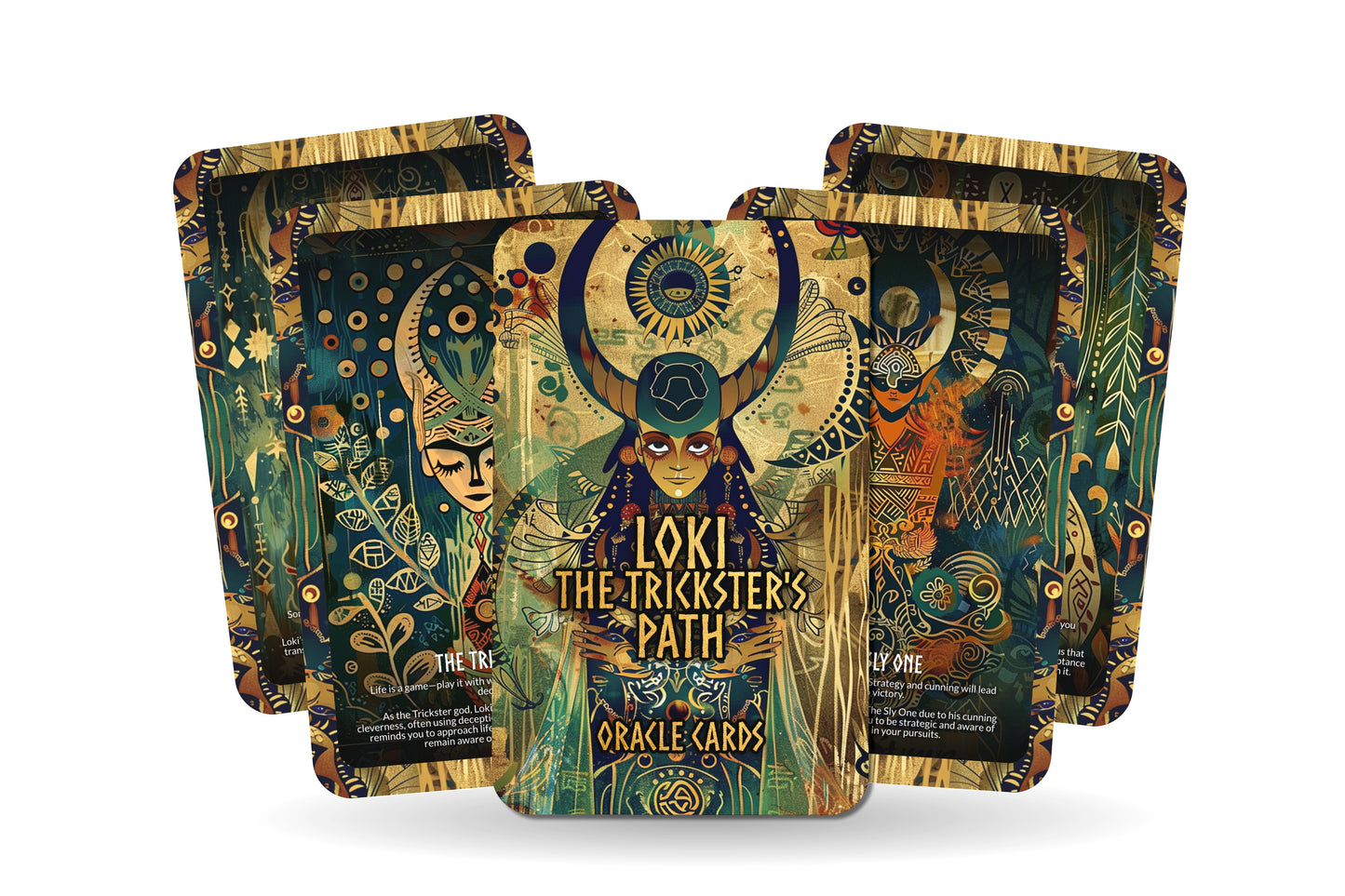 Loki - The Trickster's Path Oracle Deck Cards - Navigating the complexities and challenges with cunning and wit