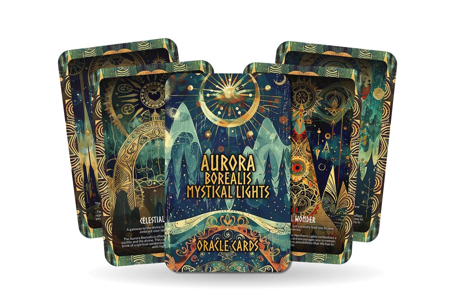 Aurora Borealis - Mystical Lights Oracle Deck Cards - Navigating life's mysteries with the northern lights