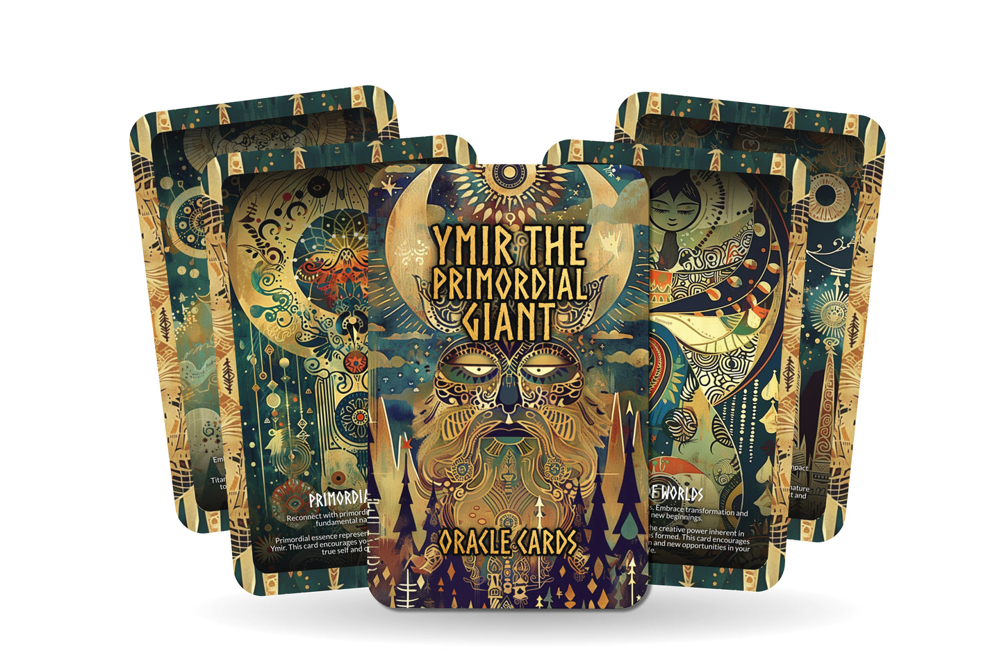 Ymir - The Primordial Giant Oracle Deck Cards - Delving into the origins and the fundamental forces of creation