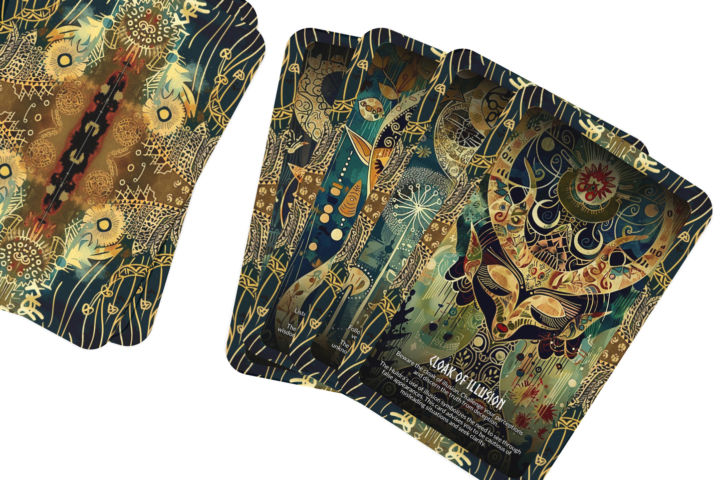 Huldra - Enigmatic Beauty - Oracle Deck Cards - Unveiling the mysteries and allure of the hidden