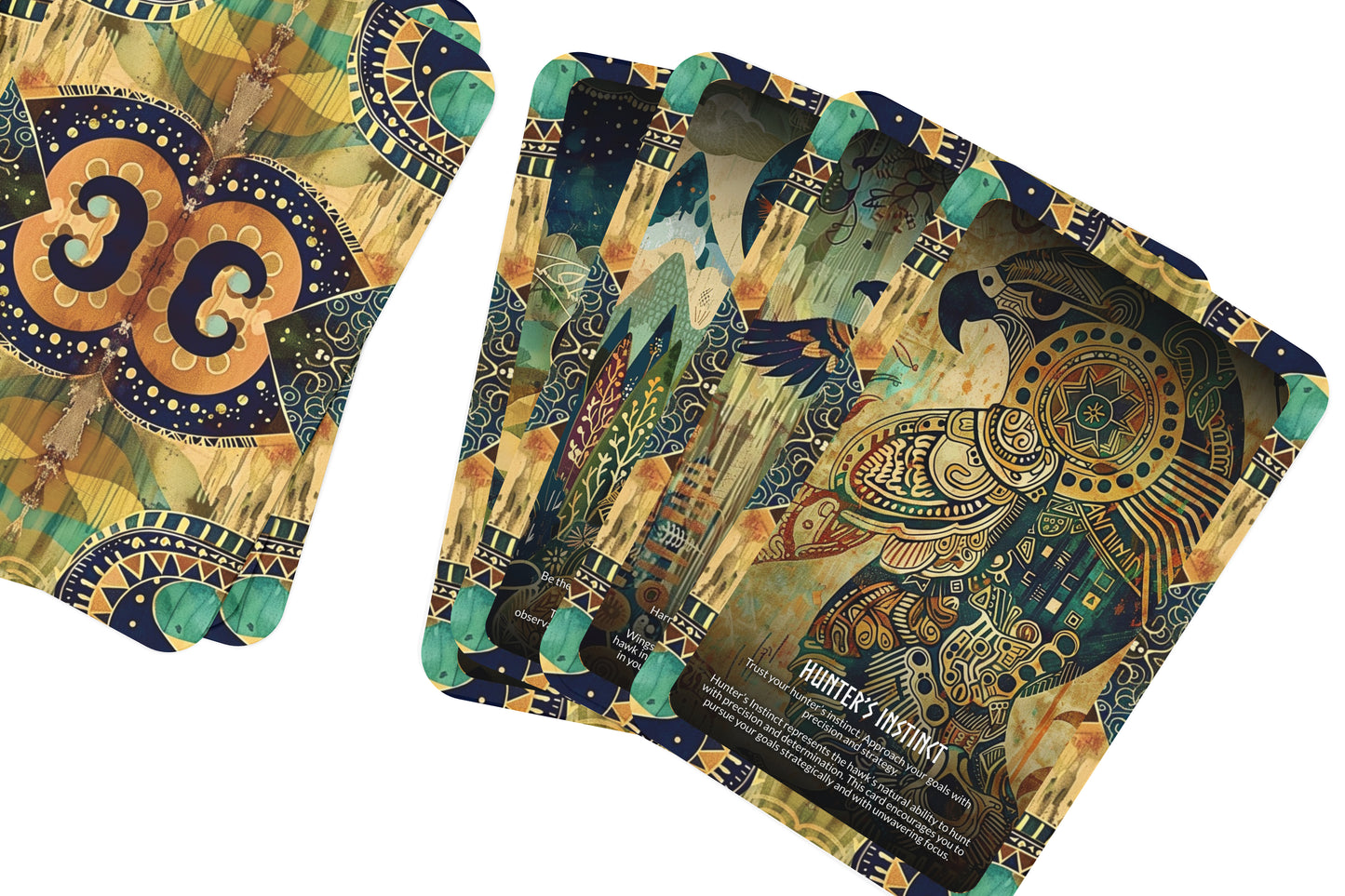 Hawk - Eyes of Vigilance Oracle Deck Cards - Embracing the sharp vision and alertness of the hawk