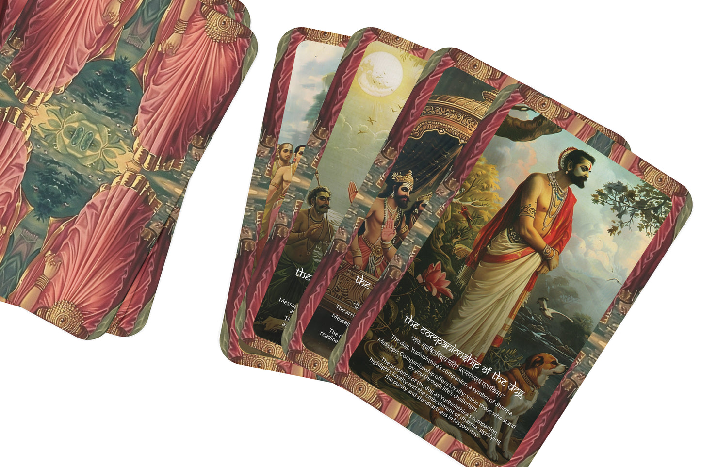 Svargarohana Parva Oracle Cards - 22 Cards - Ascending to the heavens and the final attainment of spiritual liberation.