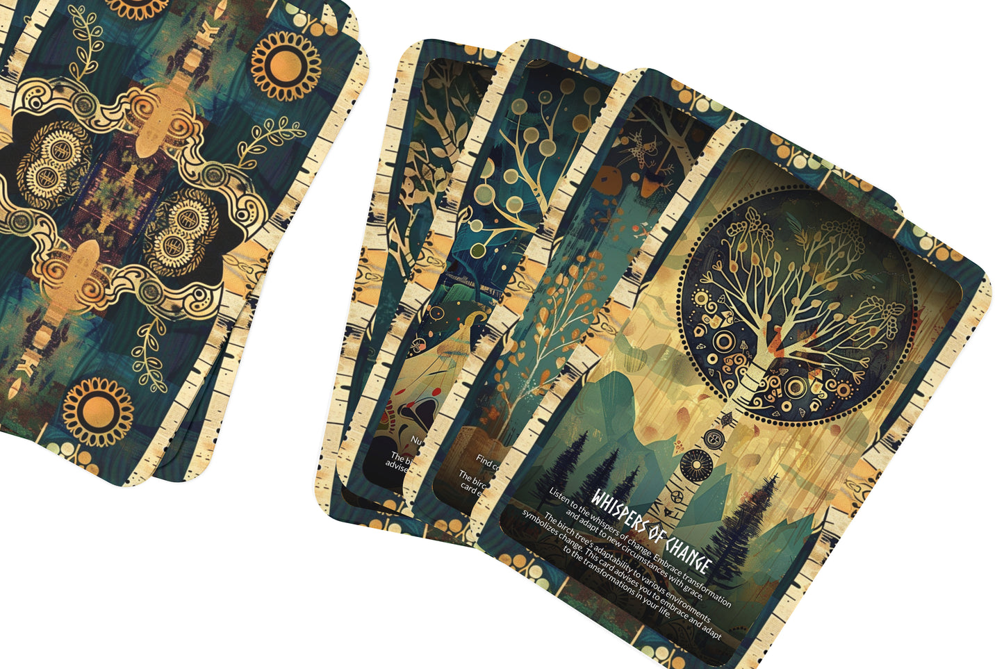 Birch Tree - Renewal's Herald Oracle Deck Cards - Celebrating the cycles of renewal and growth