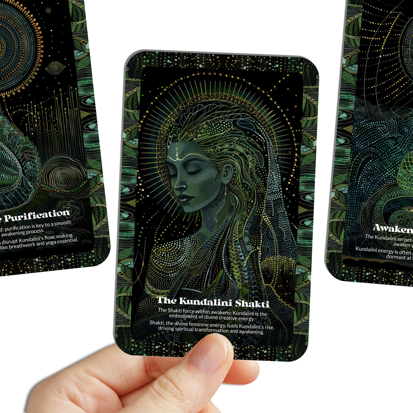 Kundalini Awakening Oracle - 22 Oracle Cards - Igniting your spiritual energy - By Symbolika - Vision Cards - Divination Tool