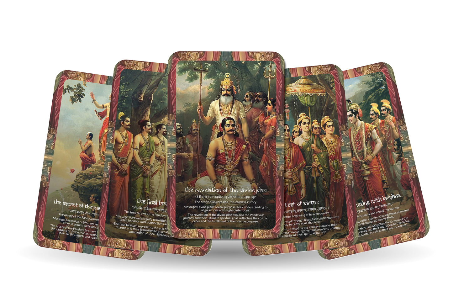 Adi Parva Oracle Cards - 22 Cards - Exploring the origins of creation and the beginnings of the epic Mahabharata.