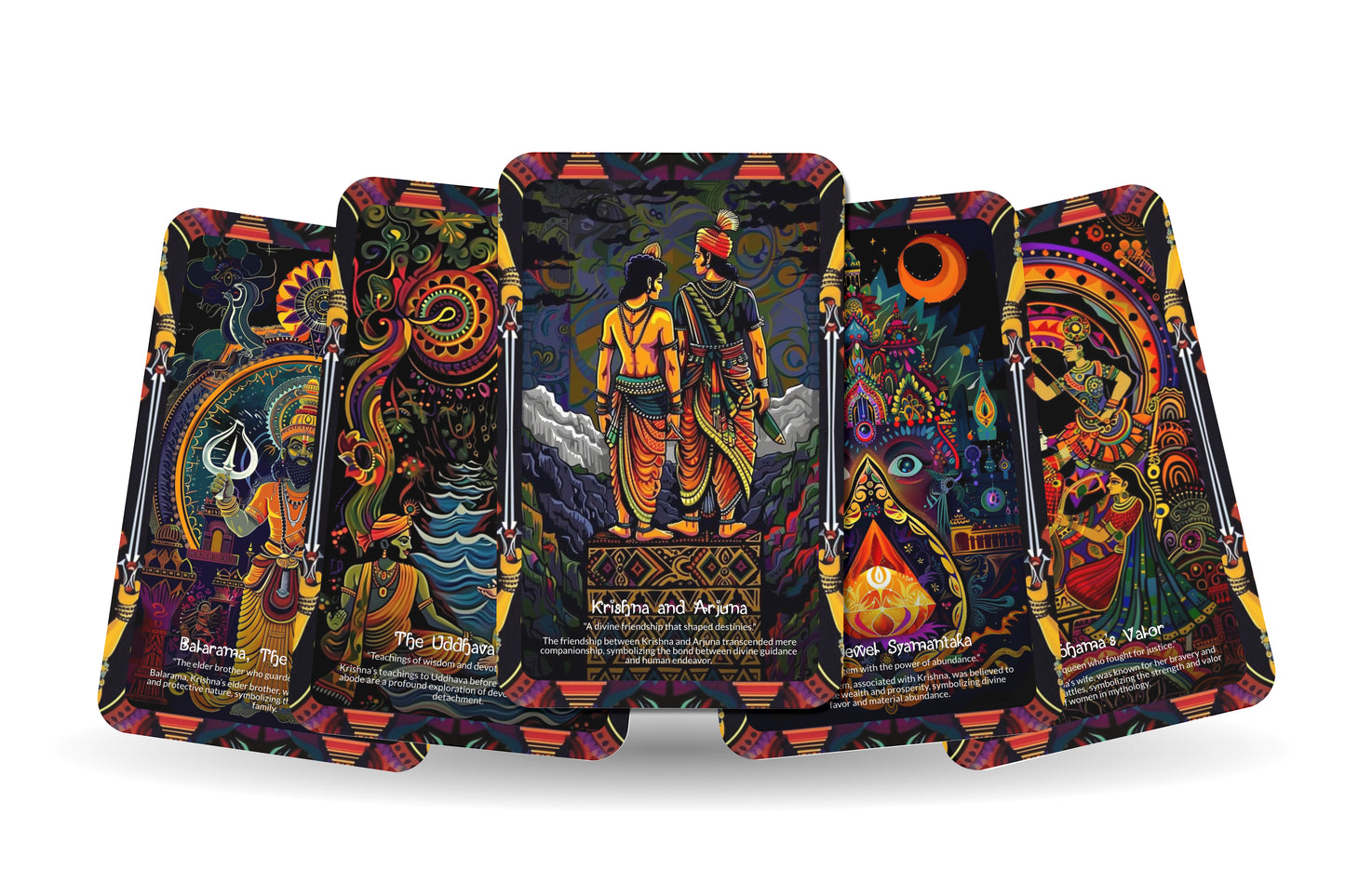 The Majesty of Dwaraka Oracle Cards - 22 Oracle Cards - Exploring the mystical and divine city of Dwaraka in Krishna’s legacy.