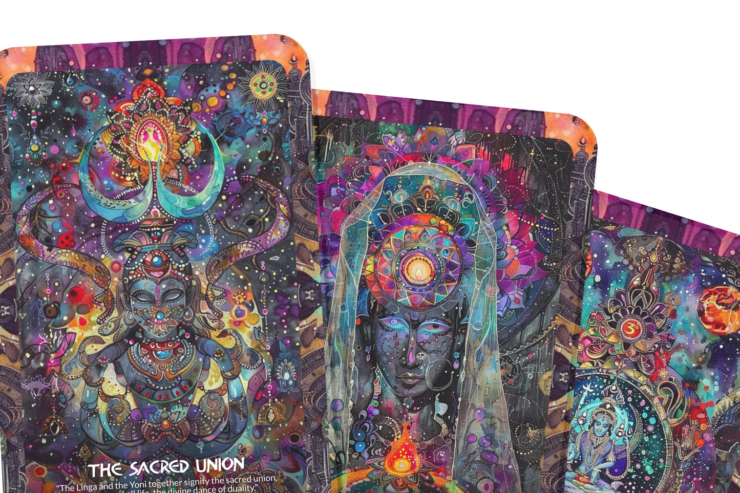 Linga of Eternity Oracle Cards – 22 Cards Shiva Energy Deck for Divine Transformation & Spiritual Awakening