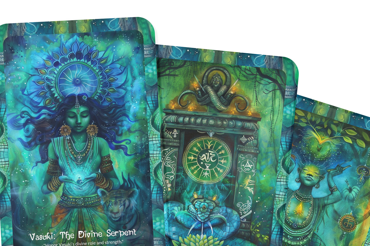 Serpent Wisdom Oracle Cards - 22 Oracle Cards - Tapping into the ancient wisdom of the serpent for transformation and healing.