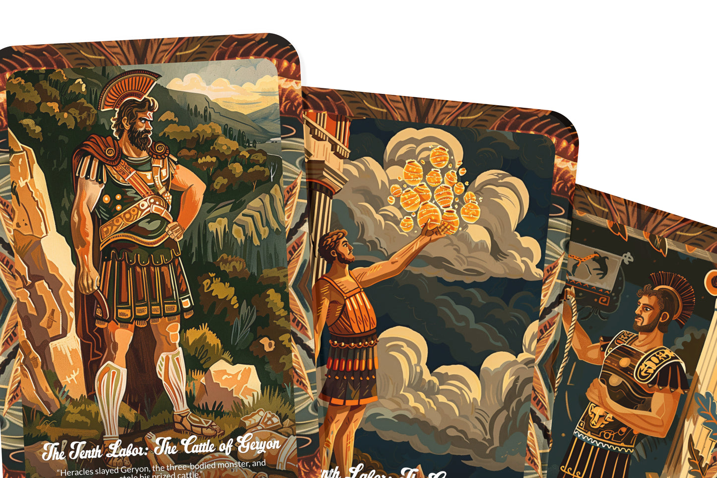 The Twelve Labors of Heracles - 22 Oracle Cards - Embody Heroic Strength and Endurance