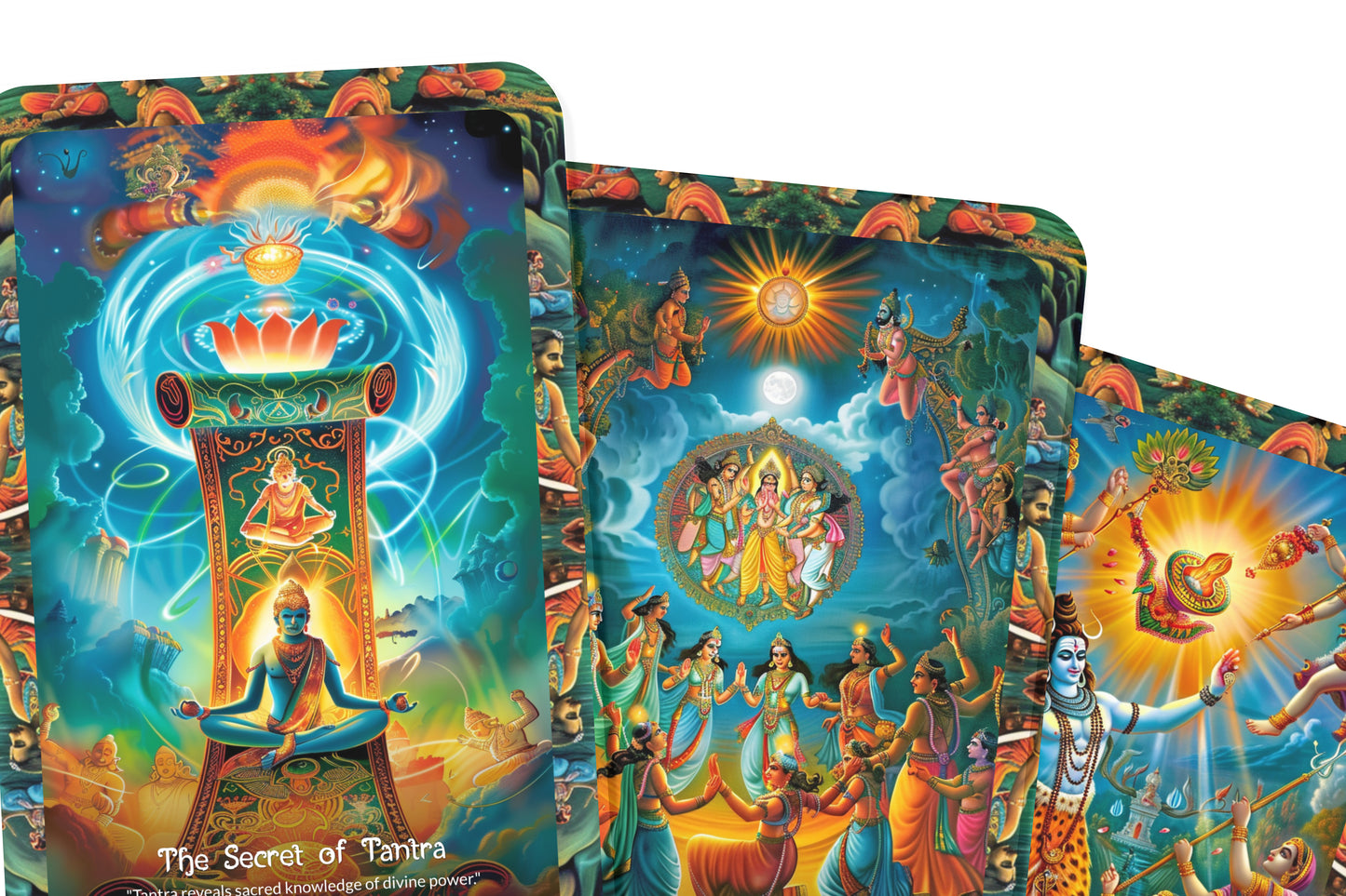 Kalika Purana Oracle Cards - 22 Oracle Cards - Delving into the fierce and protective energies of Goddess Kali through ancient texts.