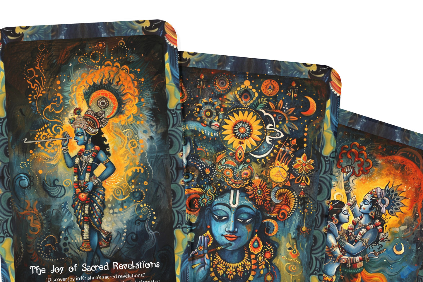 The Eternal Joy of Krishna’s Leela Oracle Cards - 22 Oracle Cards - Embracing the playful and joyous nature of Krishna’s divine Leela.