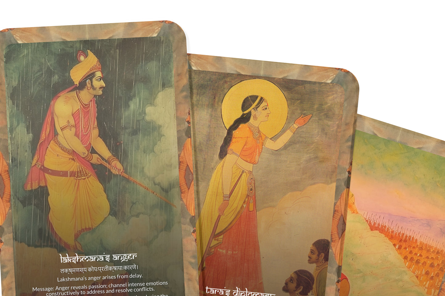 Kiṣkindhā Kāṇḍa Oracle Cards - 22 Cards - Uniting with Hanuman and Sugriva in a quest for loyalty, courage, and alliance.