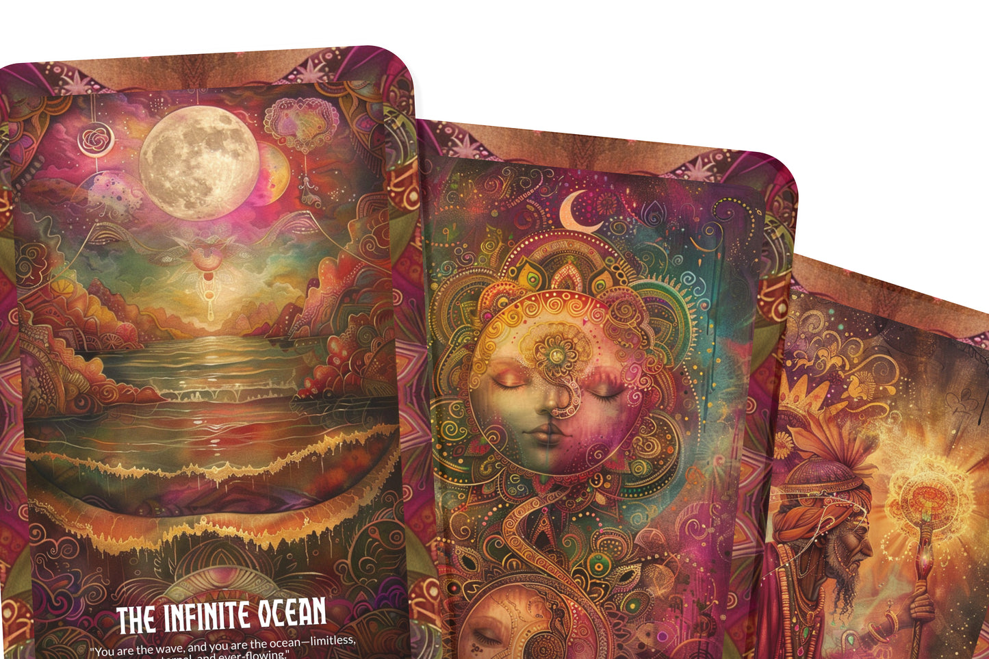 Aham Brahmasmi Oracle Cards – 22 Cards Spiritual Awakening Deck for Self-Realization & Divine Connection