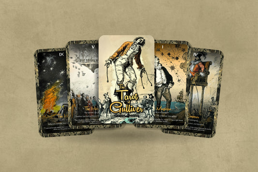 The Tarot of Gulliver - 22 Major Arcana - Divination tools - Draws inspiration from Jonathan Swift's Gulliver's Travels